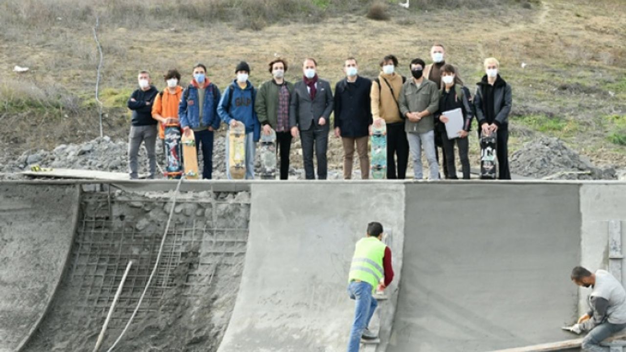 En derin Skate Parkı Beylikdüzü'nde