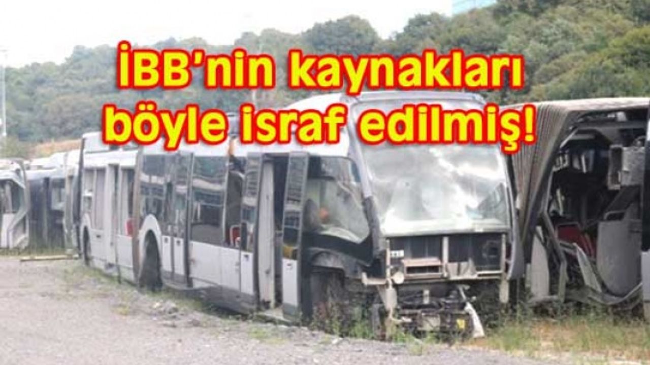 Topbaş döneminde 65 milyona Hollanda'dan alınan metrobüsler çürüyor