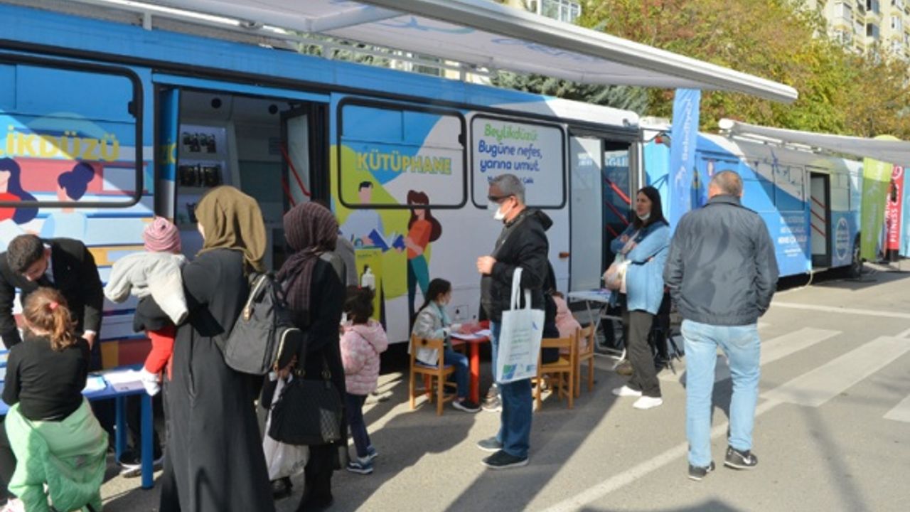 Gezici hizmet otobüsü İhlas Marmara'da