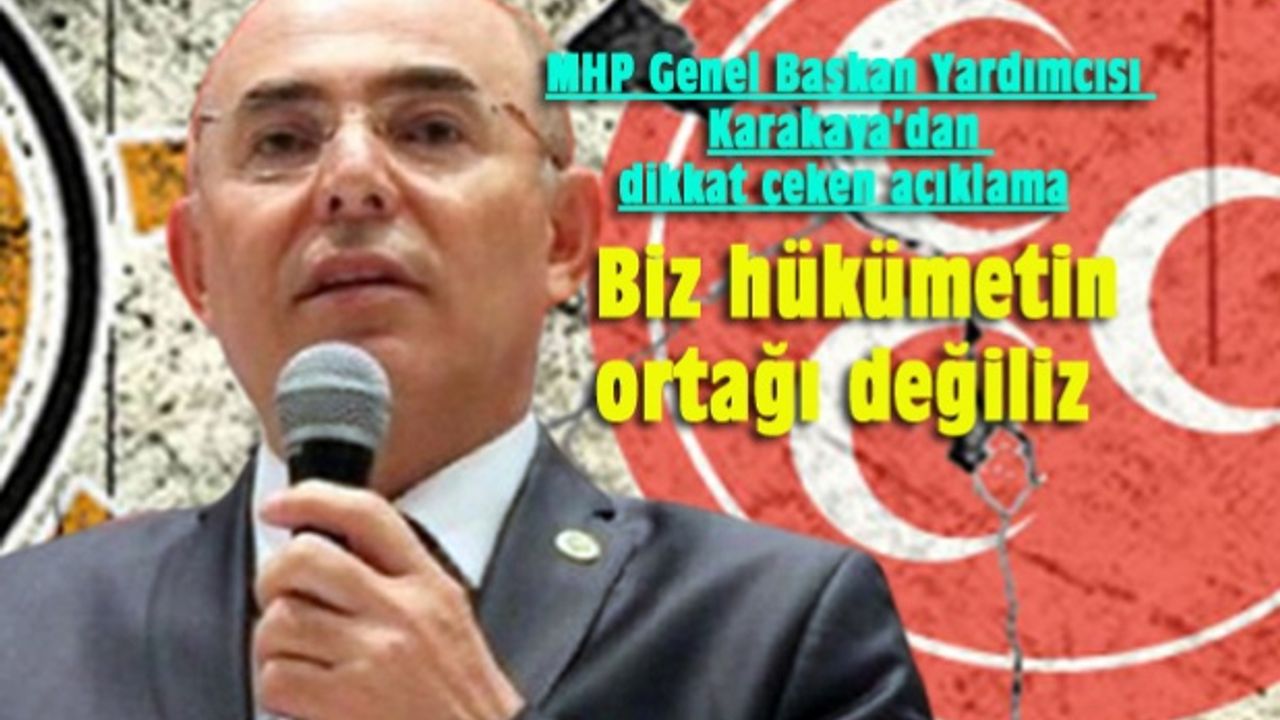 İttifak ortağı olsak ta yanlışları söyleriz!