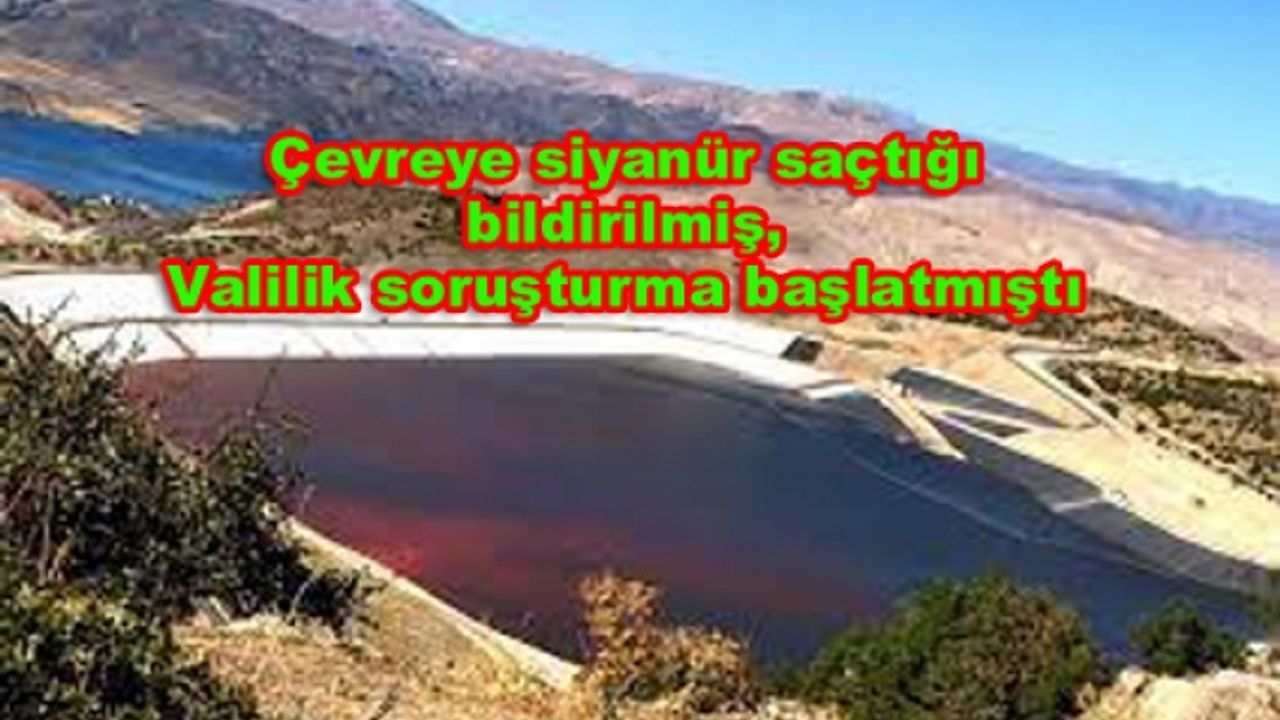 İliç’teki maden ocağı'nın faaliyeti durduruldu