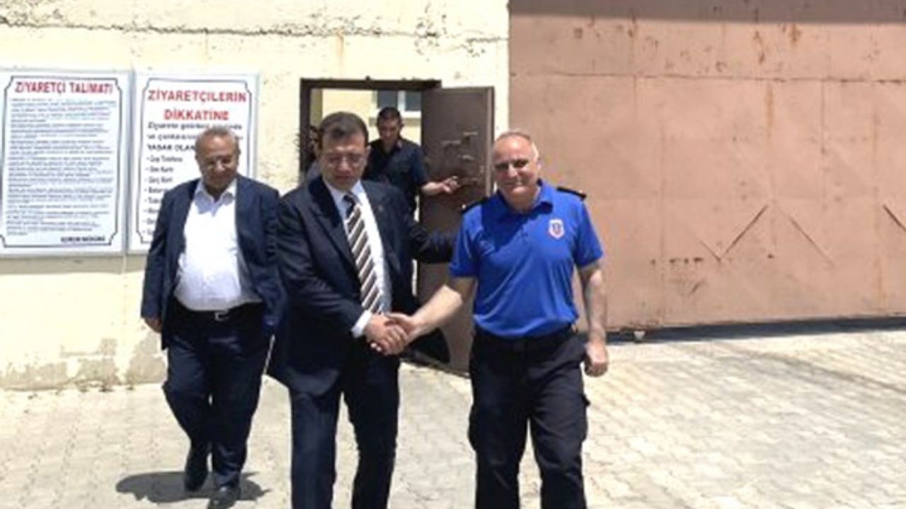 İmamoğlu'ndan Silivri Cezaevi’ndeki Kahraman'a ziyaret