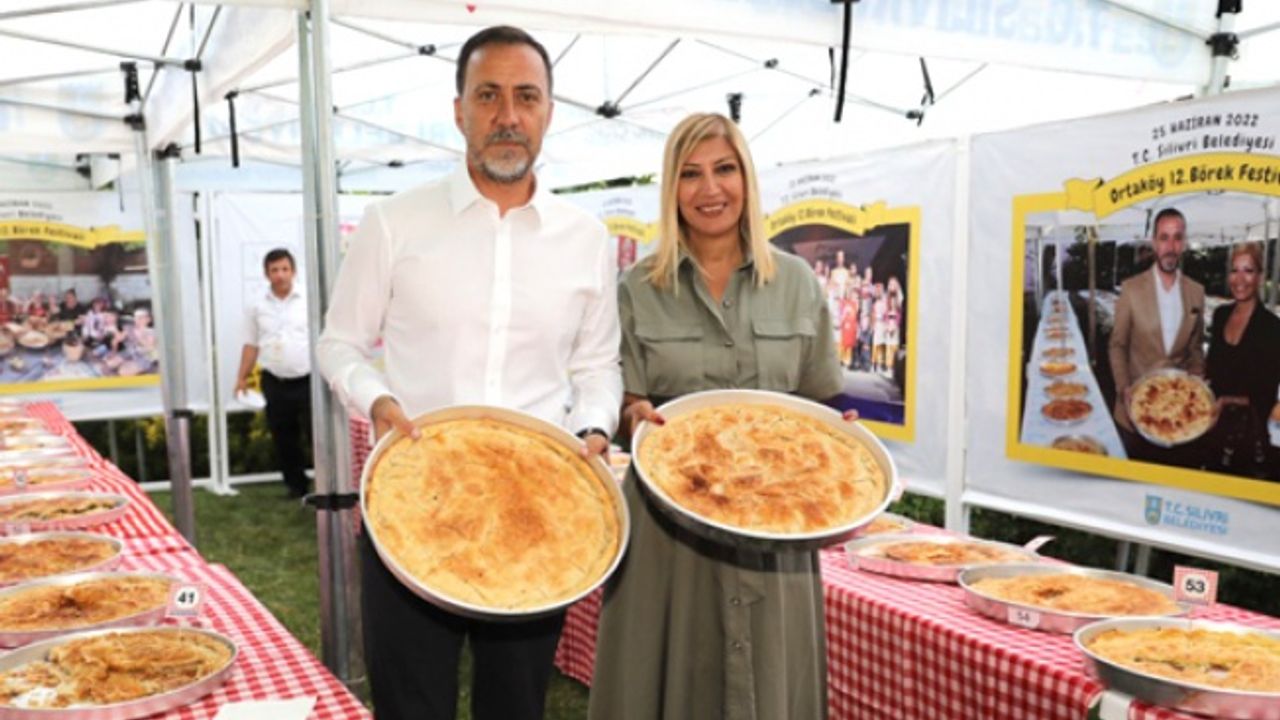 Silivri'de 118 tepsi börek yarıştı