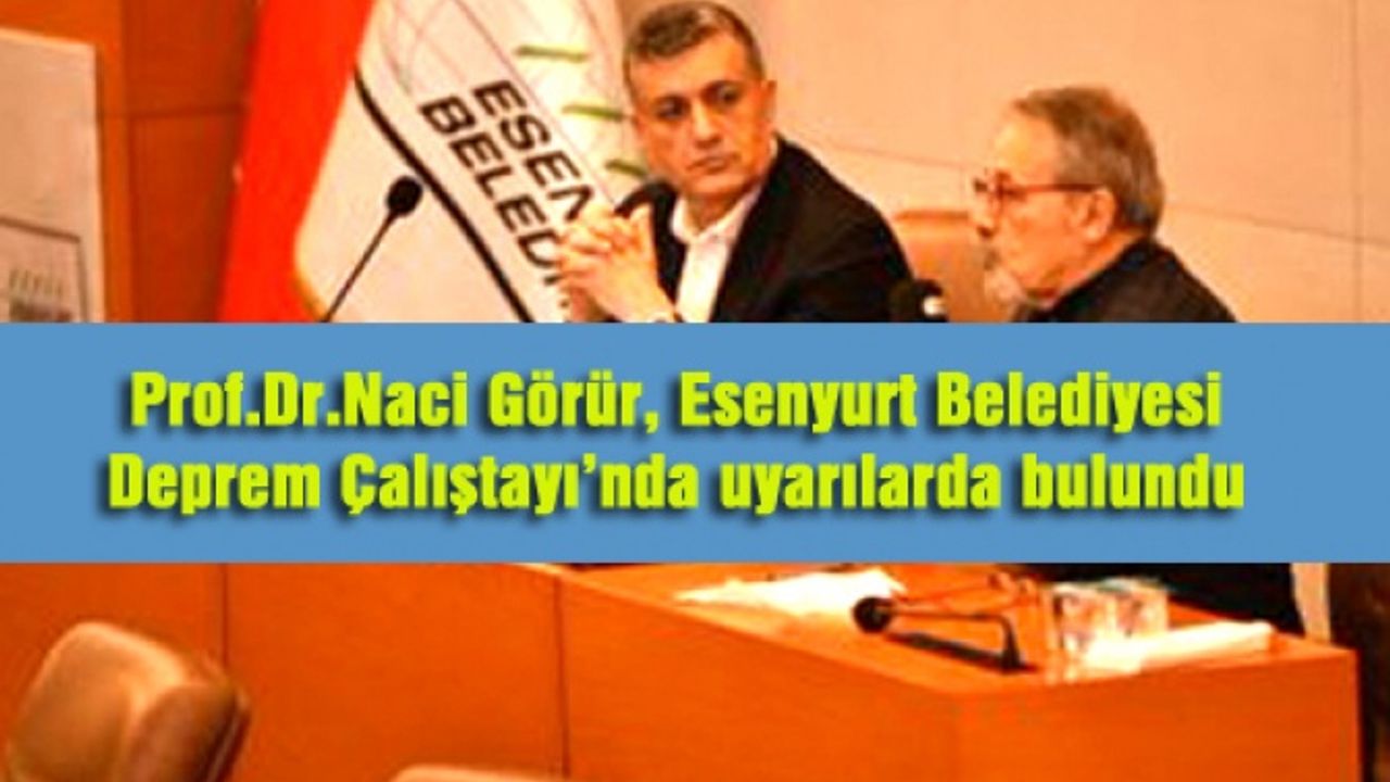 Belediye yetmez,  Esenyurt için;  hükümet ve valilik te elini taşın altına koymalı