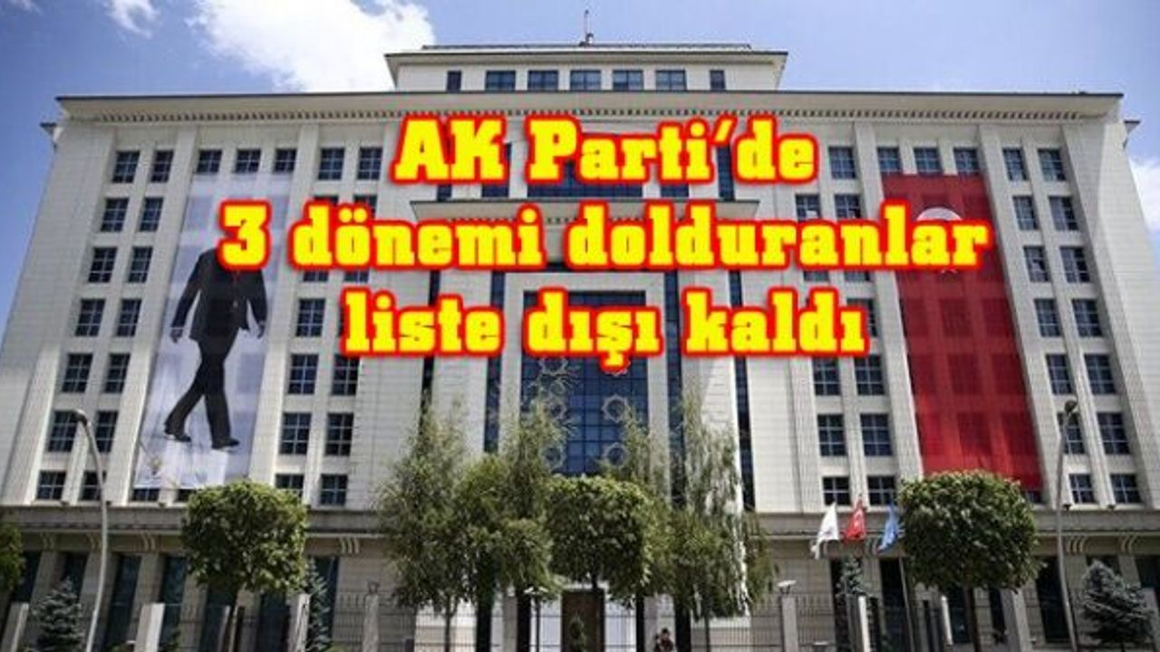 İŞTE AK PARTİ ADAY LİSTESİ