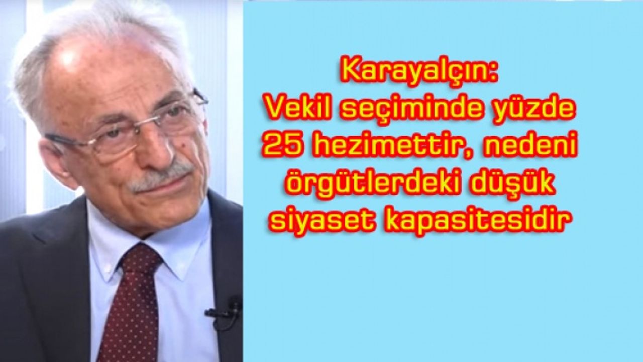 "CHP'nin başarısızlığı merkez ve taşra örgütlerinin yenilenmesiyle aşılabilir"
