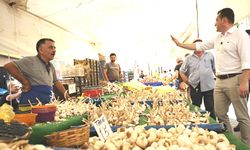Balcıoğlu semt pazarında