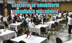 Emekli baba ile oğlu aynı iş kuyruğunda...