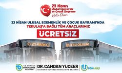 23 Nisan'da İstanbul ve Tekirdağ'da ulaşım ücretsiz