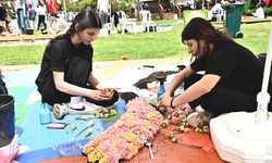 Antalya’da 130 bin çiçekle görsel şov