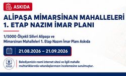 Alipaşa ve Mimarsinan Planı askıya çıktı