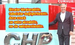 Çoban: CHP binasına kira oyunuyla el koydular