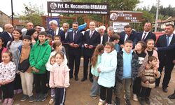 Orakçı'nın yaptığı parkı Erbakan açtı