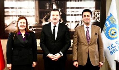 Balcıoğlu Bilim Üniversitesi yetkililerini ağırladı