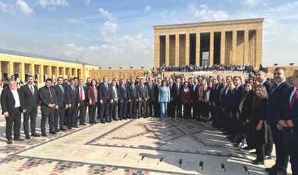 CHP İlçe Başkanları Ata’nın huzurunda