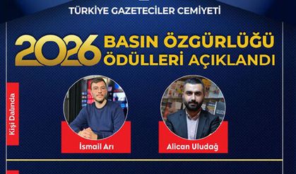 TGC Basın Özgürlüğü Ödülleri açıklandı