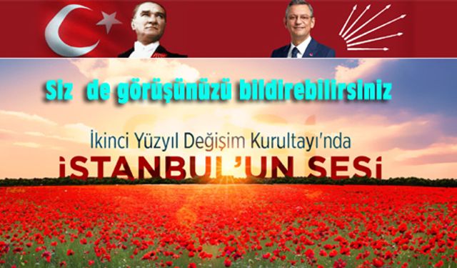 CHP İstanbullunun görüşünü alıyor