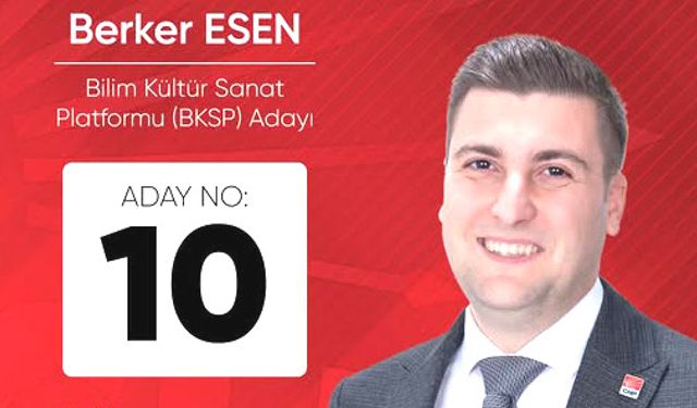 Berker Esen: Güveni boşa çıkarmayacağım