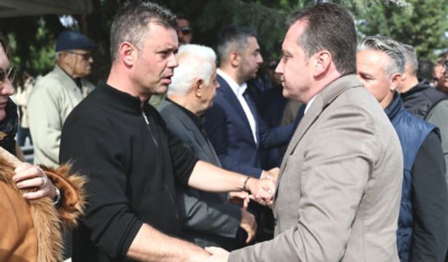 Balcıoğlu, Sarıkurt’un cenazesine katıldı