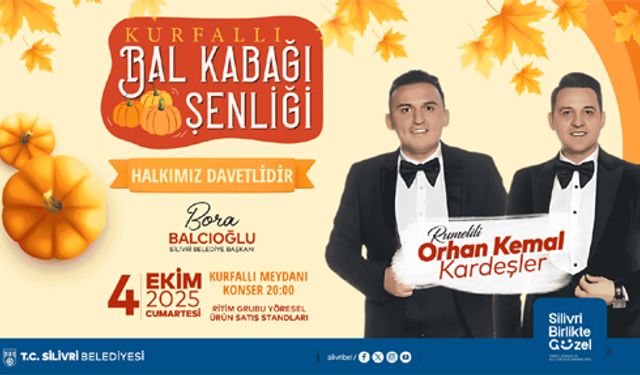 Silivri Belediyesi'nden Balkabağı şenliği
