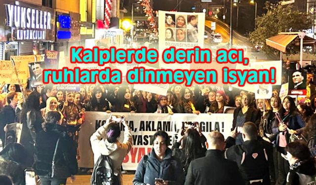 KADINLAR ŞİDDETE KARŞI  AYAKTA