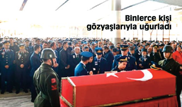 Şehit Yarbay Gökhan Korkmaz'a veda!