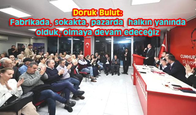 Balcıoğlu: Omuz omuza çalışmaya devam