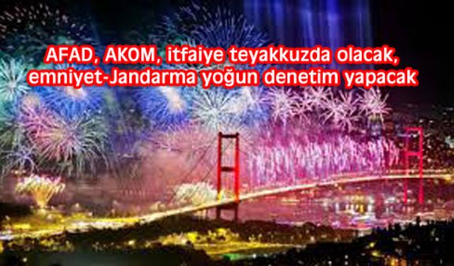 İstanbul'da kış ve yılbaşı alarmı