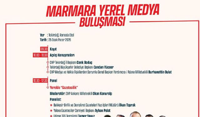 CHP Yerel Medya ile buluşuyor