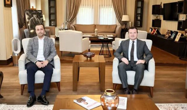 Balcıoğlu, İBB Genel Sekreteri Demir’i ağırladı