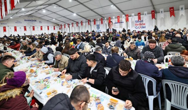 Silivri'de ilk iftar  şehit ve gaziler için