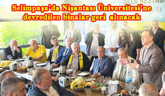 Aziz Yıldırım'dan Silivri'ye Fenerbahçe Üniversitesi sözü