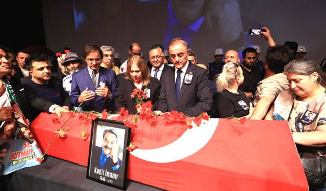 Kadir İnanır son yolculuğuna uğurlandı