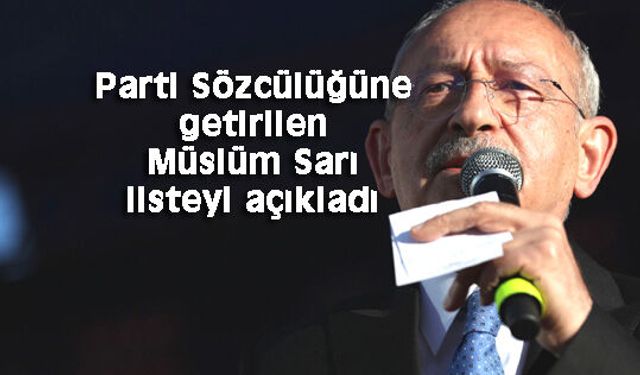 İşte Kılıçdaroğlu'nun A Takımı