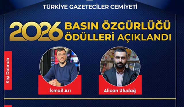 TGC Basın Özgürlüğü Ödülleri açıklandı