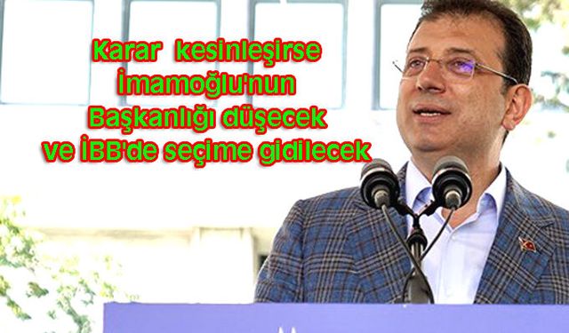 İmamoğlu'na hapis ve siyasi yasak