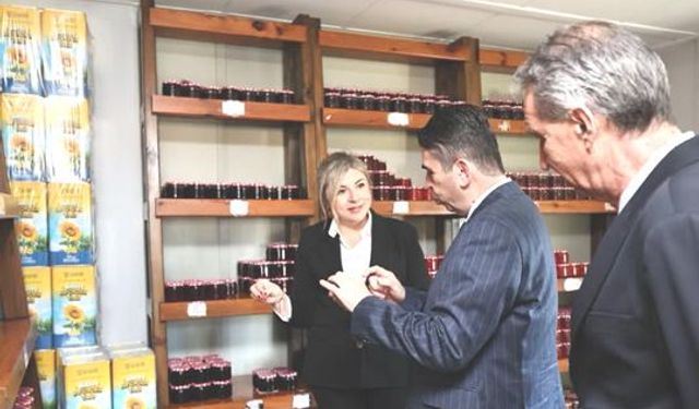 Kaymakam Eren ve Başkanvekili Ekici TÜRAM'da