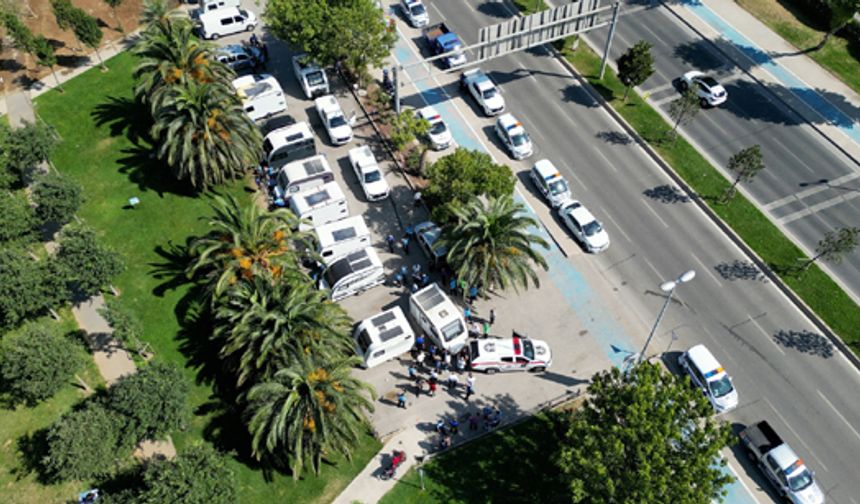 Maltepe sahilindeki karavanlar kaldırıldı