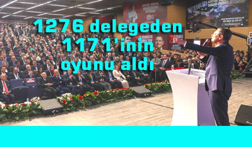 ÖZGÜR ÖZEL YENİDEN GENEL BAŞKAN