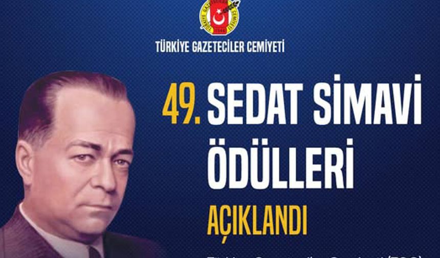 TGC 49. Sedat Simavi Ödülleri açıklandı