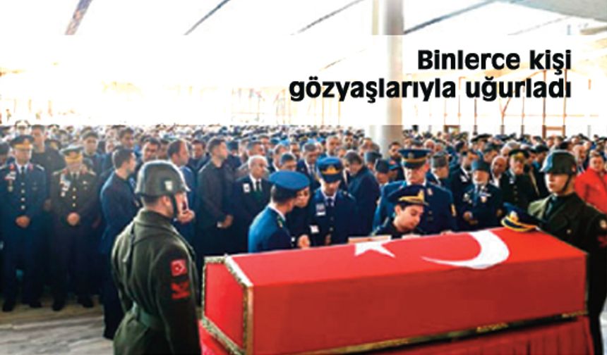 Şehit Yarbay Gökhan Korkmaz'a veda!