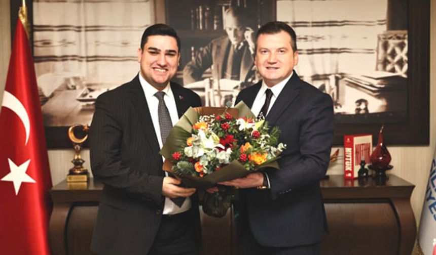 Öpçin'den Balcıoğlu'na ziyaret