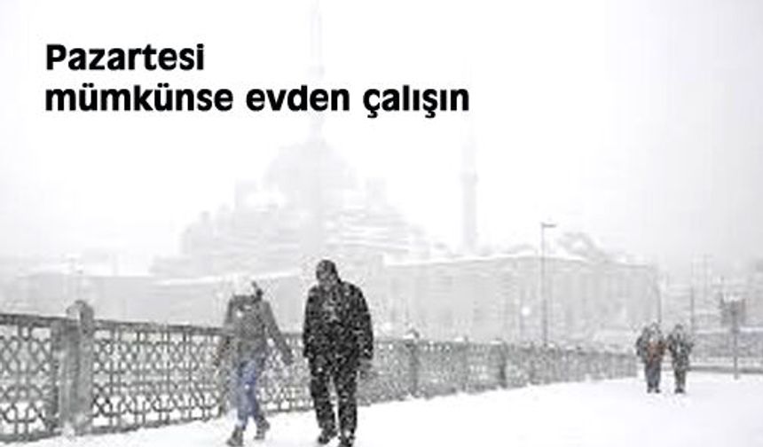 İstanbul'da şiddetli kar yağışı bekleniyor