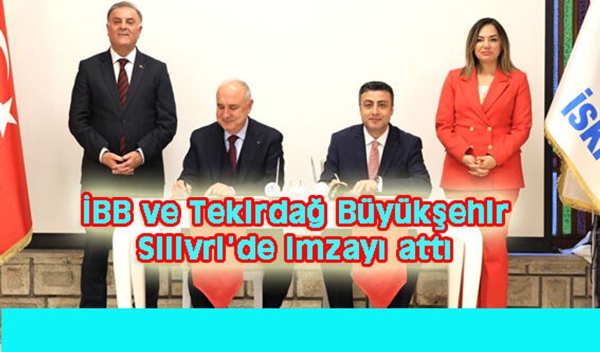 Tekirdağ'ın suyu için dev işbirliği