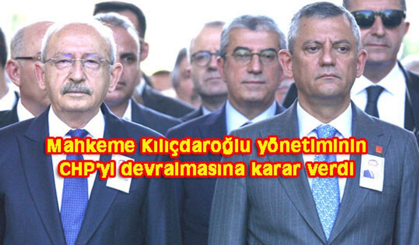 CHP'ye "Mutlak butlan" kararı