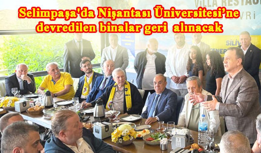 Aziz Yıldırım'dan Silivri'ye Fenerbahçe Üniversitesi sözü