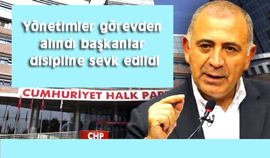 CHP İstanbul'da 8 ilçe görevden alındı