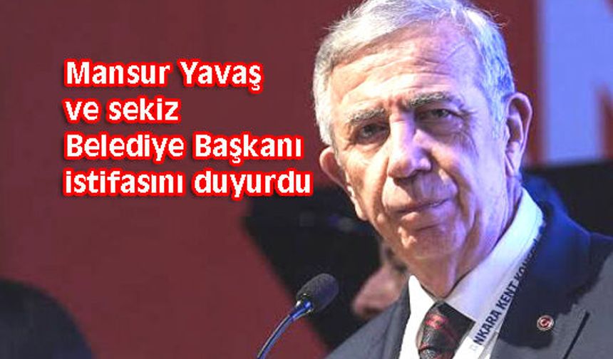 CHP'DE İSTİFA DEPREMİ