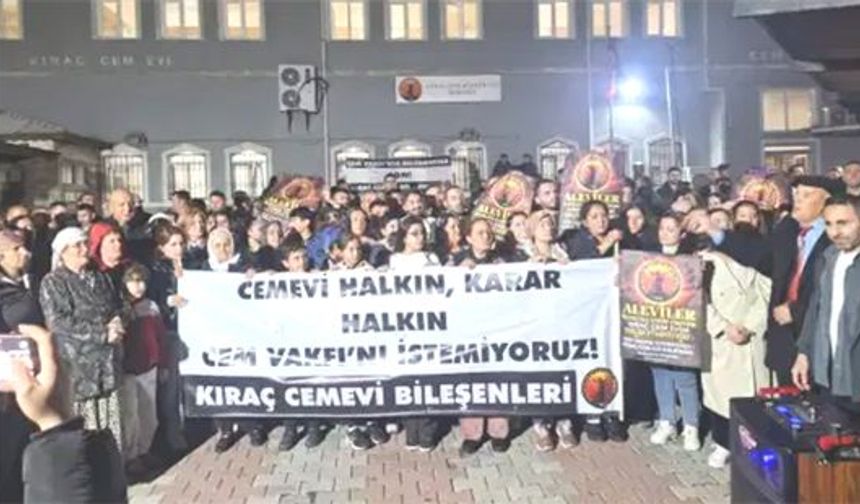 Vatandaşlar cemevi için sokağa çıktı