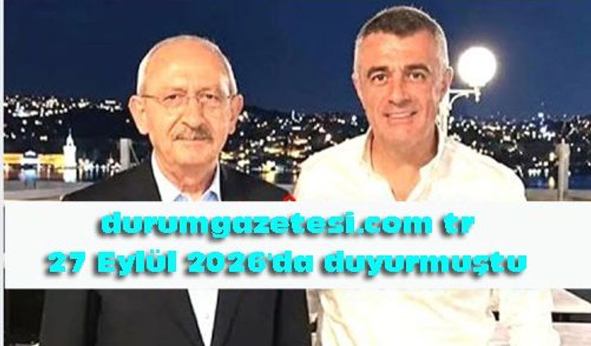 Yüksel CHP istanbul İl Başkanı oldu